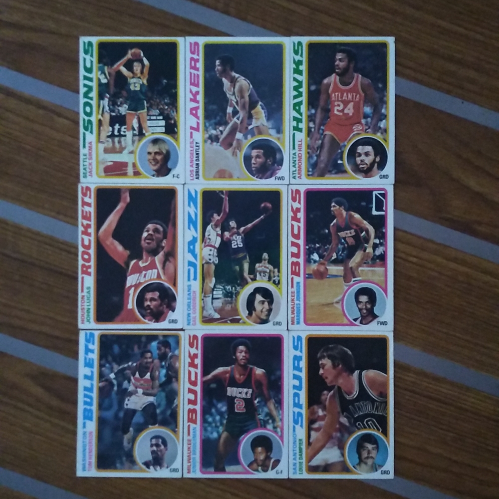1978 Topps NBA 23 Card LOT